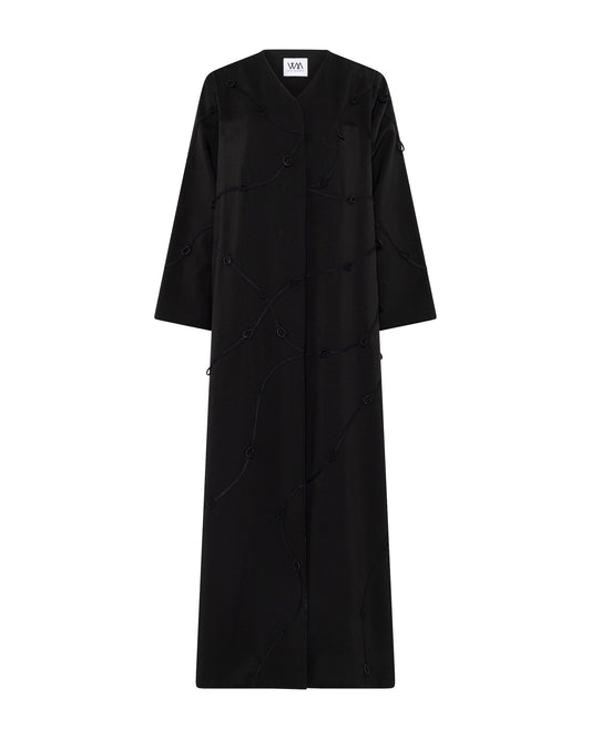aura Piped Abaya